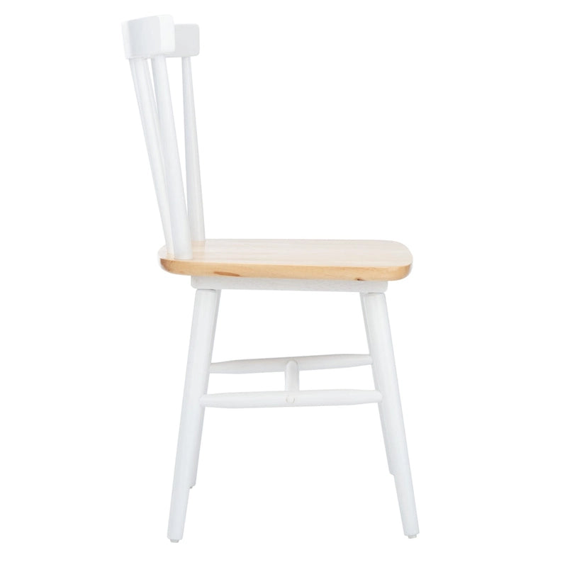 Ensemble de 2 chaises de salle à manger Spindle Farmhouse, 50,8 cm L x 50,8 cm P x 83,8 cm H, pieds en bois