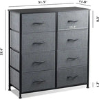 Commode en tissu pour chambre à coucher