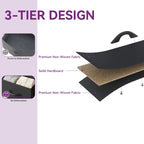 Commode de chambre à coucher avec 4 tiroirs en tissu, tour de rangement étroite pour vêtements, placards, chambre d'enfant, tour de rangement avec placard