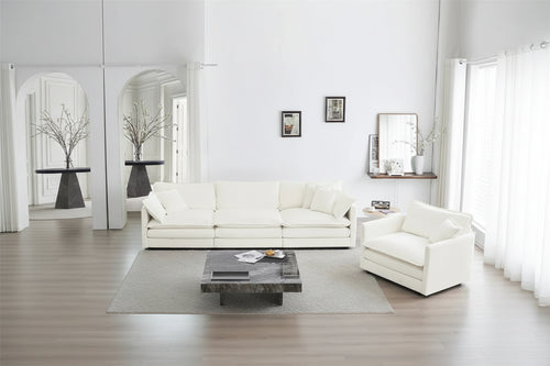 3-Piece Upholstered Sofa, Sectional Sofa Set Modern Sofa Couches Set