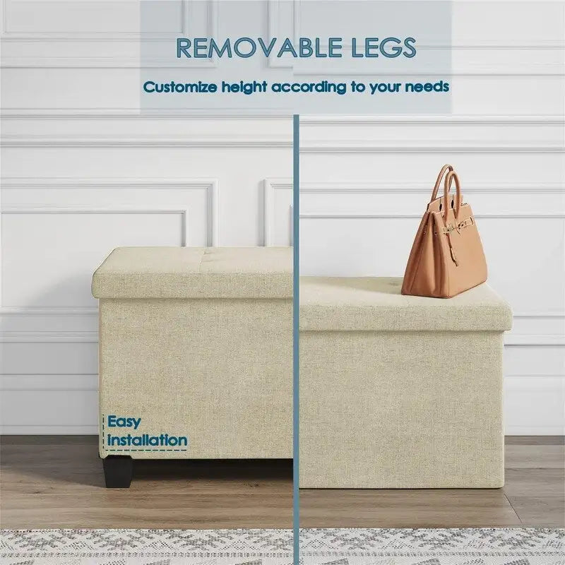 Banc de rangement ottoman