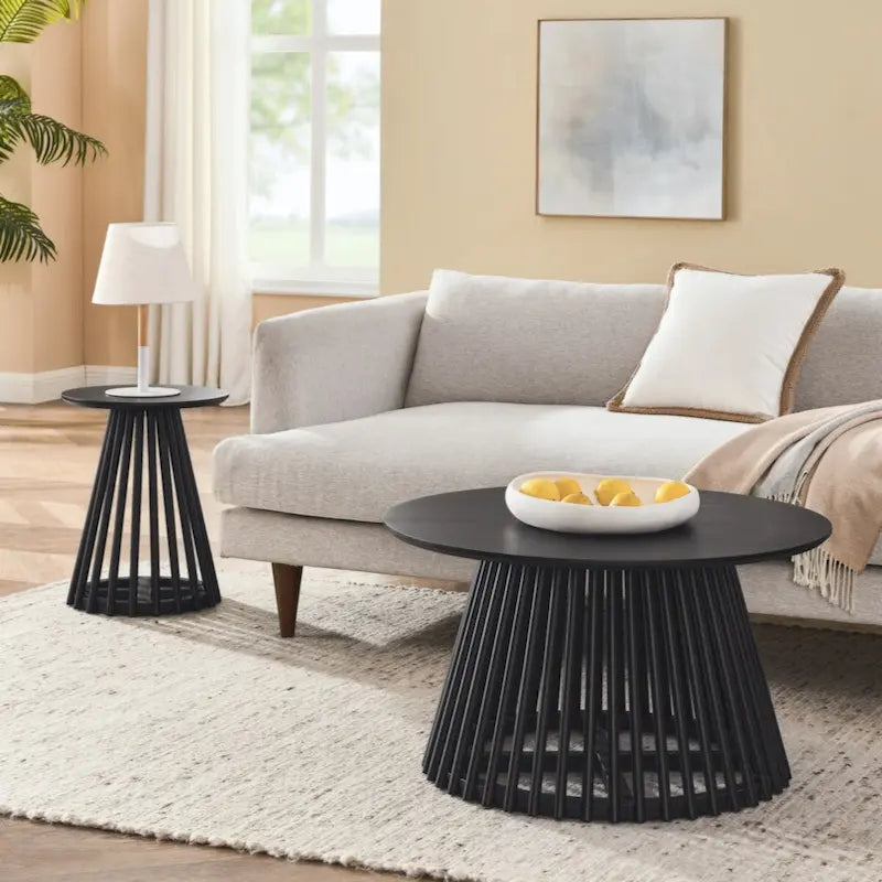 Canapé d'angle en L, Chenille Beige, Design Symétrique, Salon Contemporain