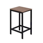 Ensemble table de bar et tabourets compacts 5 pièces moderne
